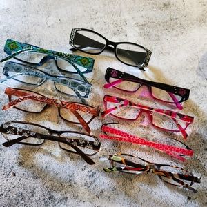 Festive Reading Glasses Bulk Lot of 9